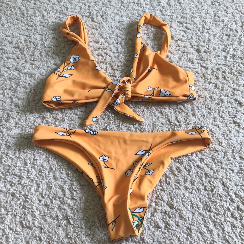 Tie front bikini (never worn)